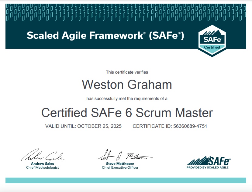 Scrum Master Certification